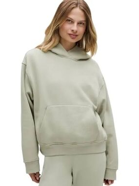 Lululemon Womens Steady State Oversized Pullover Hoodie Size Medium - Fog Green